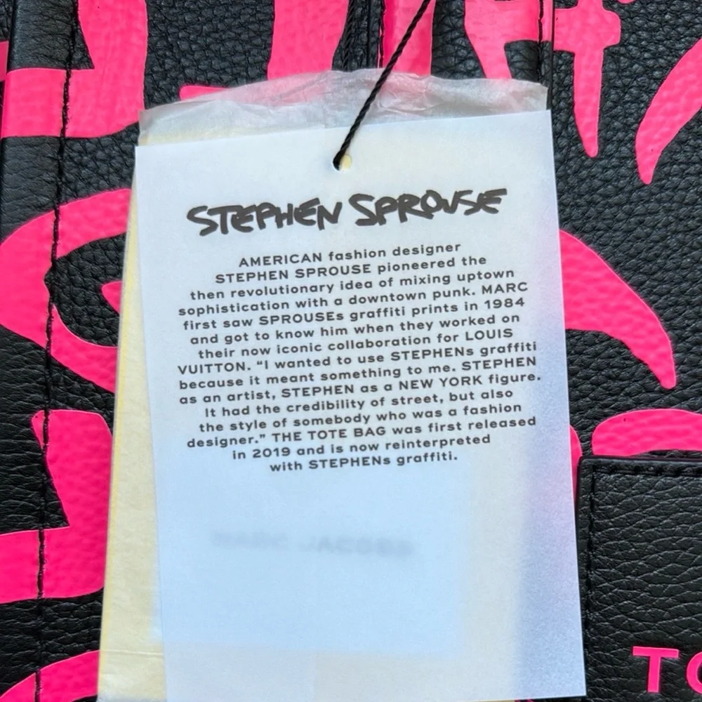 Marc Jacobs Stephen Sprouse Graffiti Tote - Picture 3 of 4